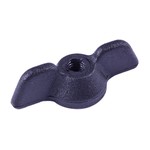 Black Nylon Wing Nut, M8